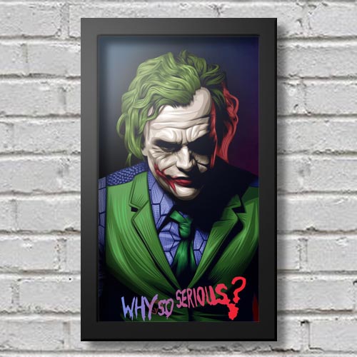 Quadrinho Decorativo - Coringa